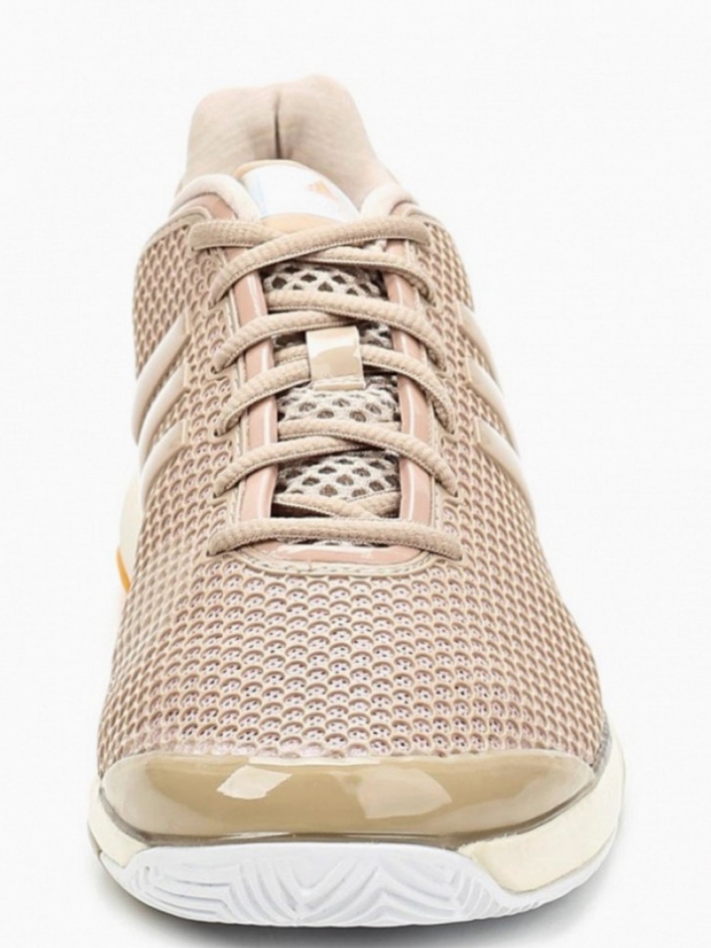 Adidas by Stella McCartney Women's Beige Pink Tennis Mesh Sneakers